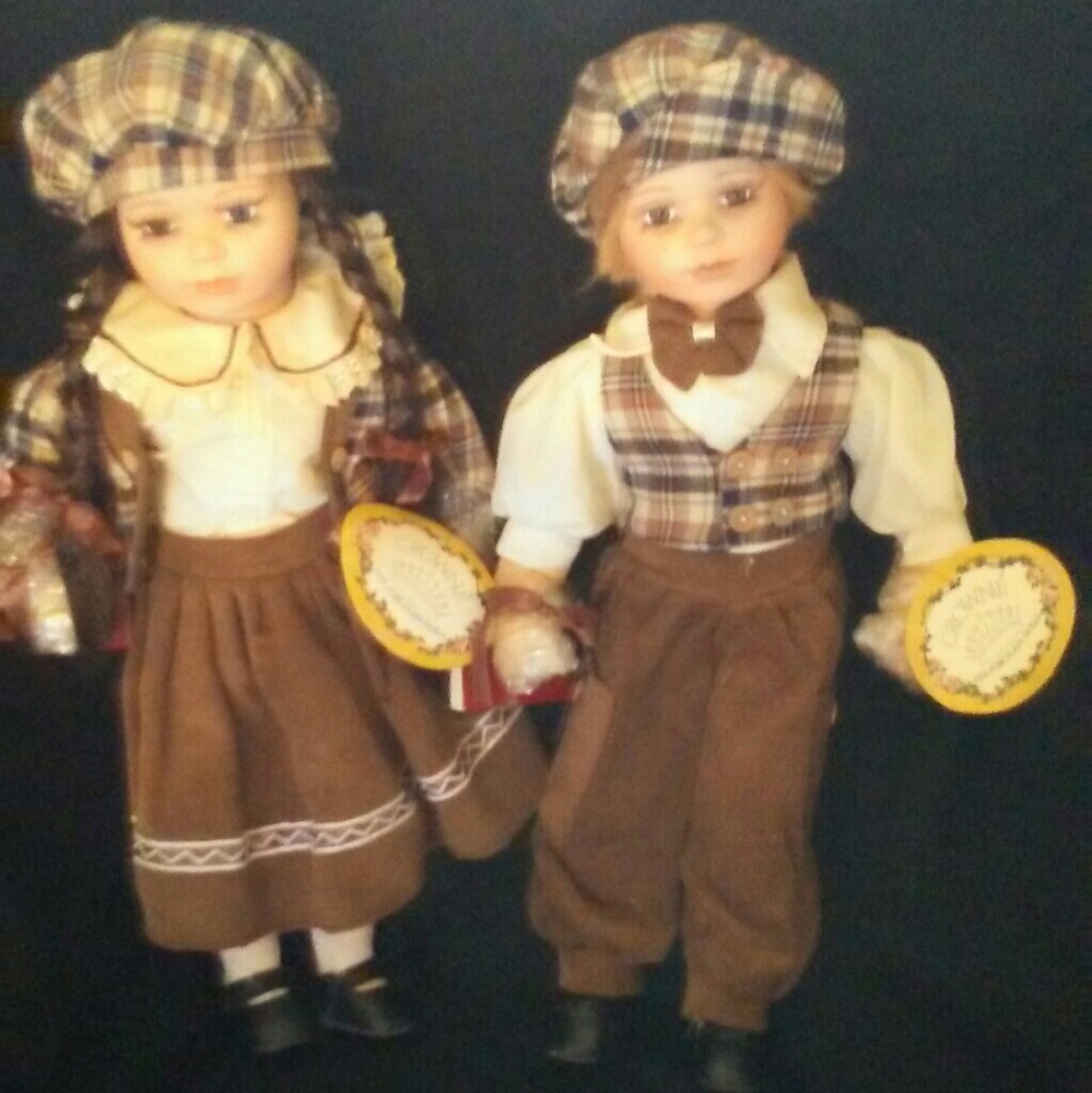Porcelain dolls has ther birth certificate.